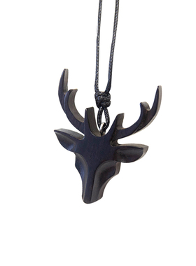 隐山一鹿有你木质七夕送男友吊坠