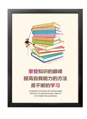 会议室励志挂画标语企业文化墙
