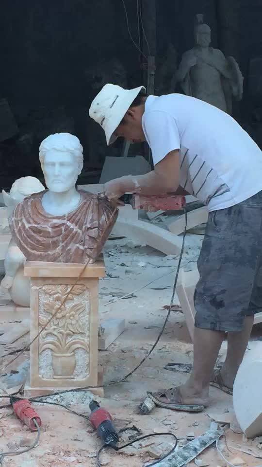 Wholesale Home Garden Decor Marble Sculpture New Product Life Size Bust