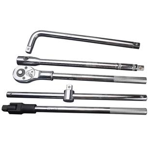 华丰3/4重型接杆弯杆子滑杆套筒重型加力杆扳杆重型套筒头延长杆