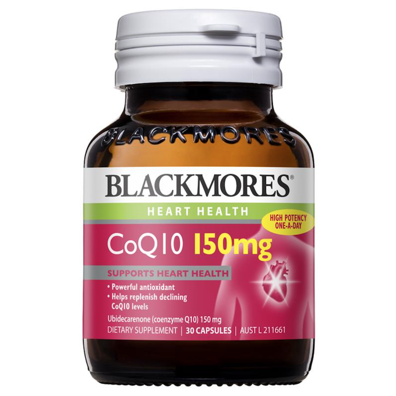 澳洲直邮 Blackmores Q10 150mg 辅酶 30粒 安心宝 保护心脏健康