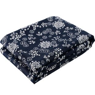 复古乌镇蓝印花布拍照拍摄影背景布超市场景桌布美食美甲美妆道具