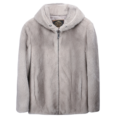 新款男士大衣外套皮衣修身皮草