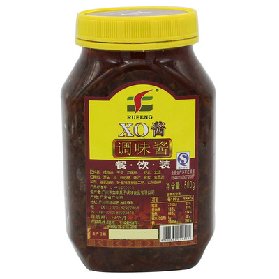 调味酱增城调味料如丰XO酱
