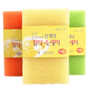 出口韩国仿丝瓜海绵擦不沾油丝瓜络洗碗布厨房清洁刷锅刷碗清洁巾