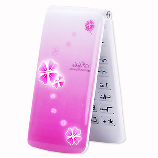 女士翻盖老人手机学生移动版电信天翼老年机 KRTONE/金荣通 RTK8