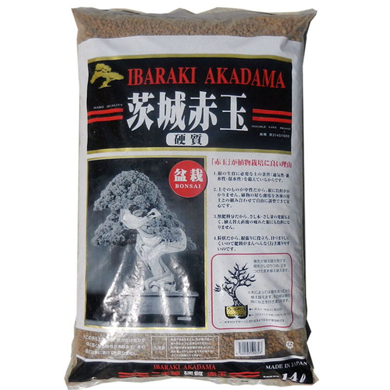 日本进口铺面石盆景大包装赤玉土