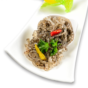 泡椒鱼皮野山椒海佳味泡椒斑鱼丝即食海鲜零食辣鱼皮150g