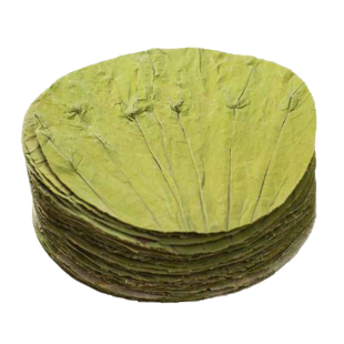 微山湖干荷叶片圆形切片20CM荷叶茶糯米蒸饭蒸排骨笼仔饭木桶饭