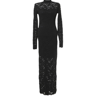 盈可人大码新款修身名媛气质礼服长裙吊带两件套蕾丝镂空连衣裙女