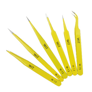 台精良精密防静电防磁不锈钢尖头弯头挑燕窝镊子细胞夹拔毛器包邮