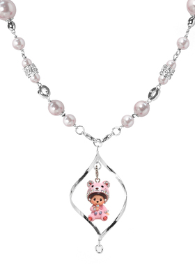 小众设计日韩风长款礼物毛衣链