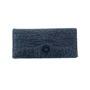 泰国真皮仿象皮纹男士长款钱包商务青年对折牛皮钱夹敞口皮夹休闲