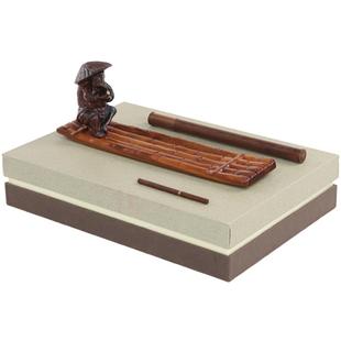 姜太公钓鱼酸枝木香炉家用室内熏香炉香插檀香炉香座香架佛具用品