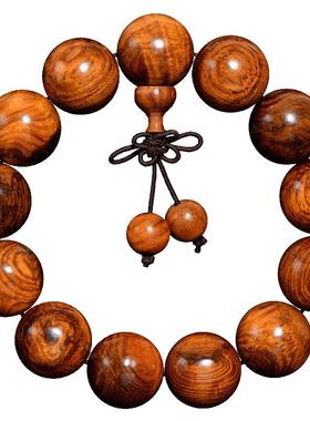 手串山水纹海南黄花梨