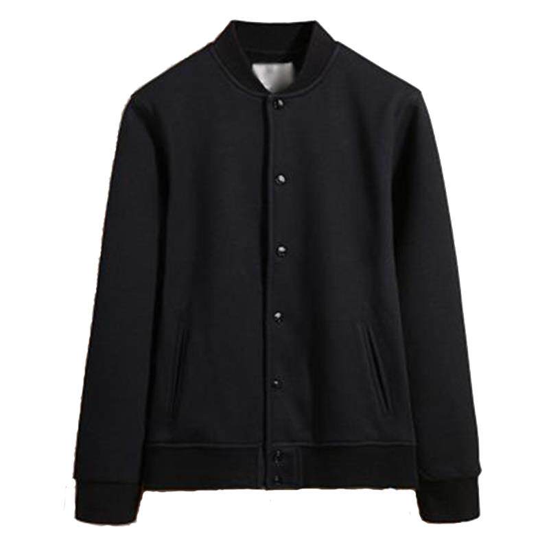 春秋服男纯棉修身卫衣运动夹克