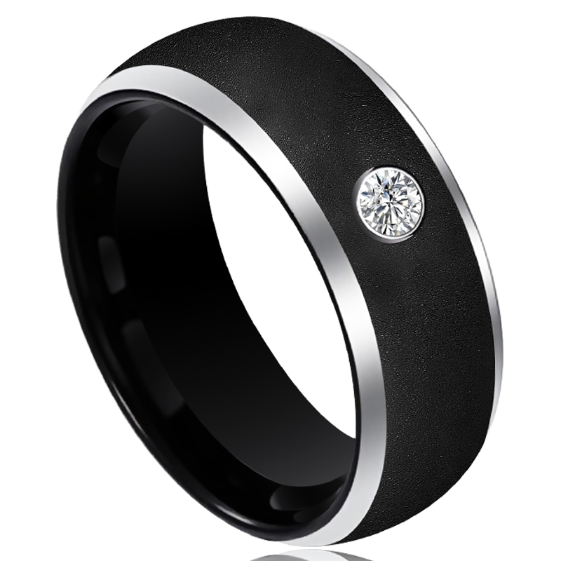 saya黑金真钻黑色男潮流钨金戒指试用爆料,原来内幕是这样