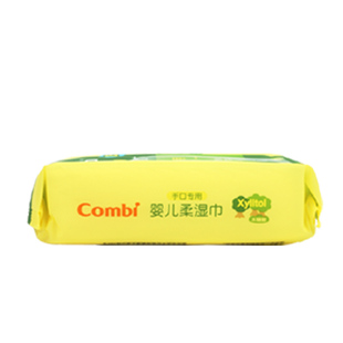 combi康贝湿巾婴幼儿手口专用宝宝湿纸巾儿童便携25抽12包随身装