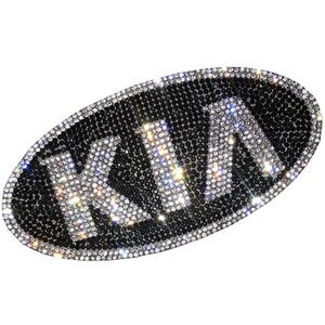 适用于起亚车标钻石装饰贴新K5K3K2福瑞迪奕跑智跑焕驰改装车贴钻