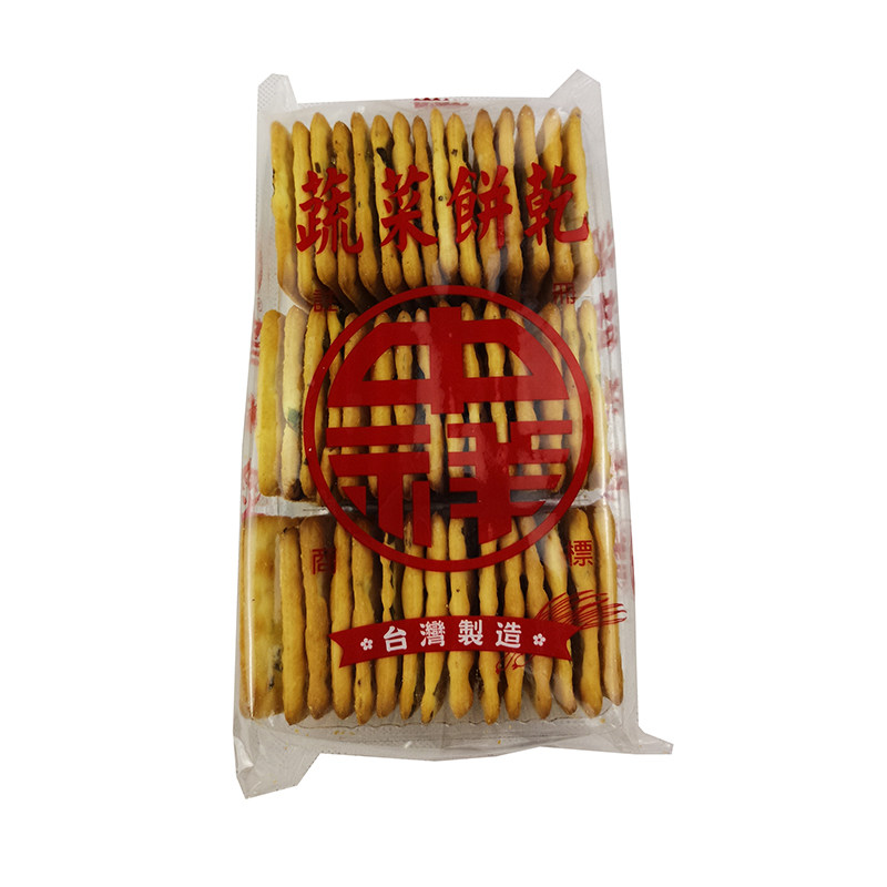 台湾中祥苏打饼干香葱原味夹心饼
