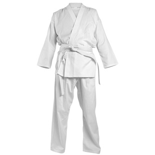 空手道服成人男女儿童白色长袖空手道训练服比赛服定制