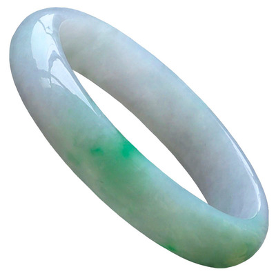 内径50小手天然缅甸天然飘花玉镯