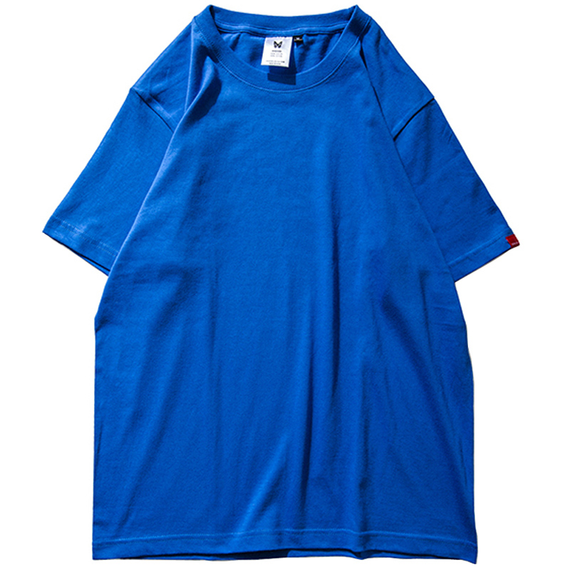 WINDERFLIES新款32支240G纯棉t恤男高品质重磅打底纯色短袖夏舒适