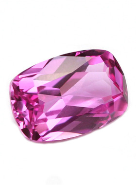 枕形粉红碧玺宝石可镶嵌送女士