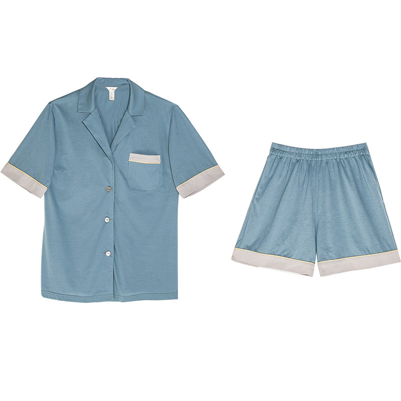 性感丝光纯棉春秋薄款女士家居服