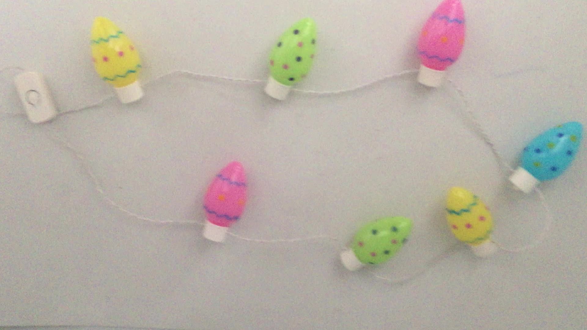 Jumbo Light Up Easter Egg Necklace Christmas Led Flashing Necklace