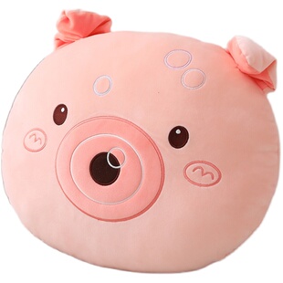 可爱猪猪公仔毛绒玩具泡泡小猪玩偶娃娃床上睡觉抱枕生日礼物女生