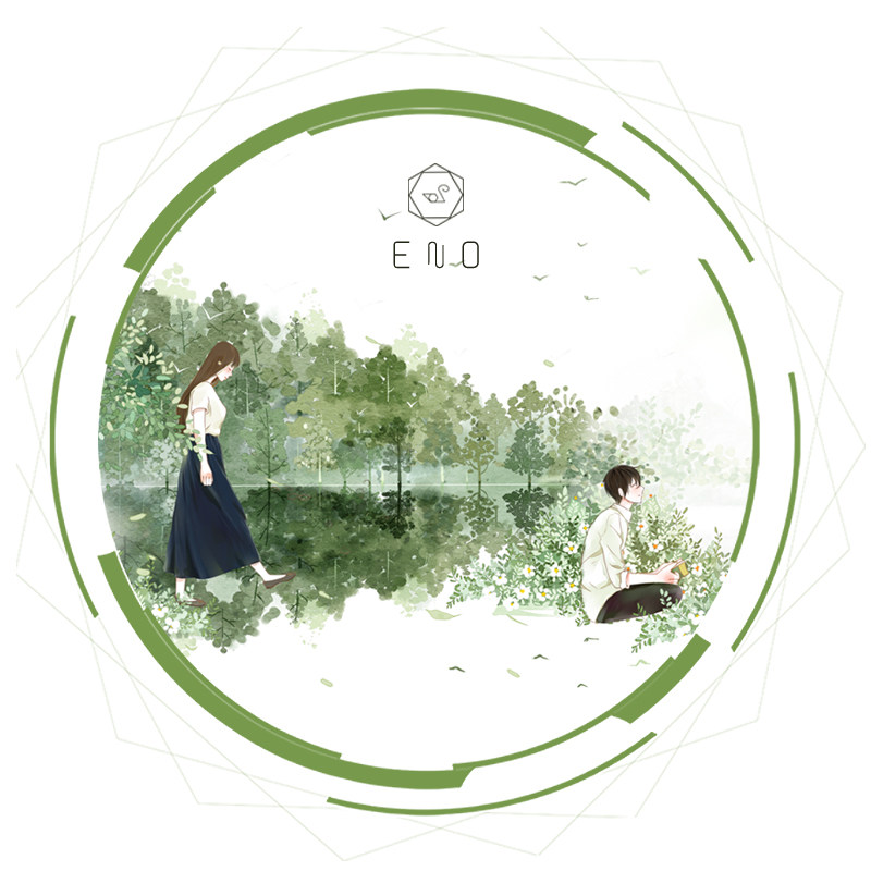 ENO 特殊油墨 同桌的你 和纸胶带 整卷带离型纸by:ENOFNO