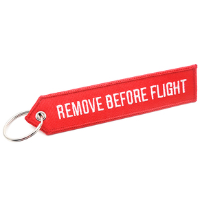 我爱飞行|飞行前拆除REMOVE BEFORE FLIGHT三角头航空刺绣钥匙扣