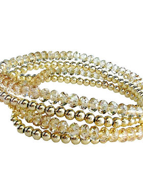 奥地利女士多层首饰品水晶手链