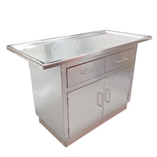 宠物双抽屉诊疗台 带抽屉动物诊疗台,波咔诊疗台 不锈钢台子