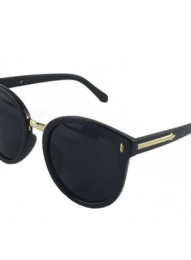 网红同款圆脸男偏光女反光太阳镜