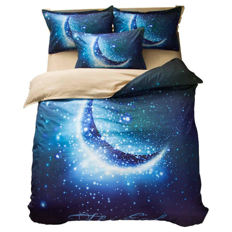 定做简约梦幻星空印花枕套单品