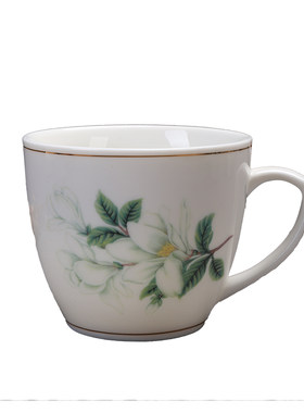 青花瓷茶杯带手柄功夫茶杯陶瓷茶具杯子水杯咖啡杯150毫升家用杯