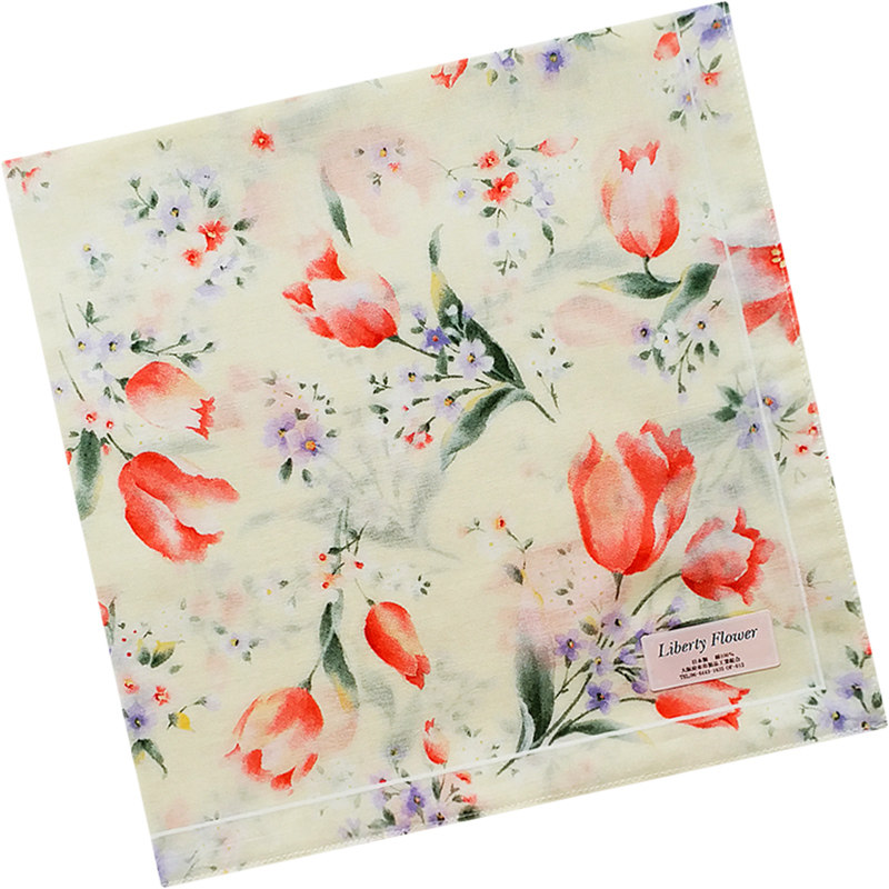 LIBERTYFLOWER日本制造45cm手帕