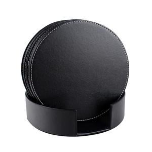 家用欧式皮革餐桌垫 餐垫隔热垫 茶杯垫盘子碗垫子防烫 美式圆形