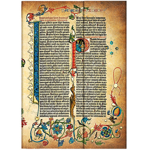 paperblanks古腾堡笔记本子经典硬面抄复古记事本手账本A4日记本有线无线无酸纸内页文创手帐礼品礼物文具