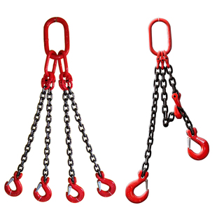 合金钢锻造强力环蝴蝶扣羊角吊钩起重吊索具吊环吊圈链条连接扣