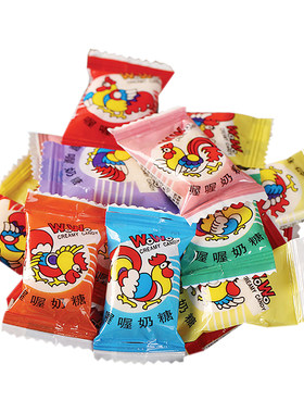 喜糖大公鸡喔喔奶糖小时候的味道