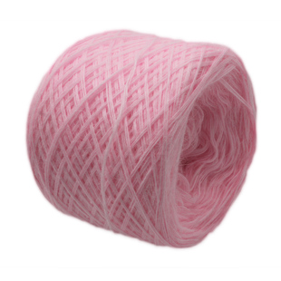 长毛兔毛线绒线手工编织钩针中细围巾披肩帽子3股棒针毛线团保暖