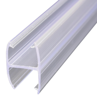 大H型玻璃门缝防风密封条无框阳台门窗封边条淋浴房浴室门挡水条