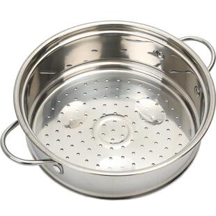 不锈钢迷你家用奶锅小蒸笼16/18cm小汤锅蒸格蒸屉蒸馒头的蒸层