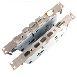 包邮 加厚304不锈钢防盗门锁体通用型大方舌锁体大门进户门防盗锁