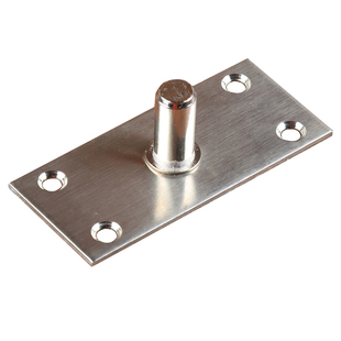 地弹簧上轴连接配件不锈钢T型木门门轴顶轴片有框玻璃上支架固定