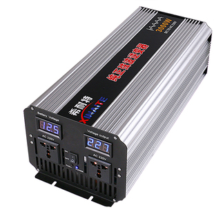 3000W2000W1000W纯正弦波逆变器12V24V48V60转220V车载太阳能家用