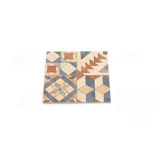 欧式仿古砖腰线楼梯立面复古小花砖300地中海风格瓷砖地砖花片150